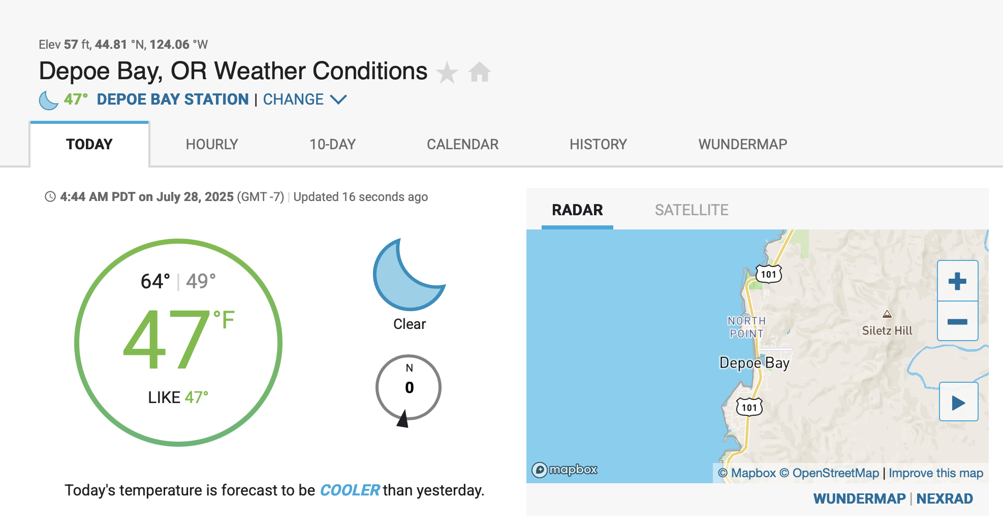 DB weatherunderground
